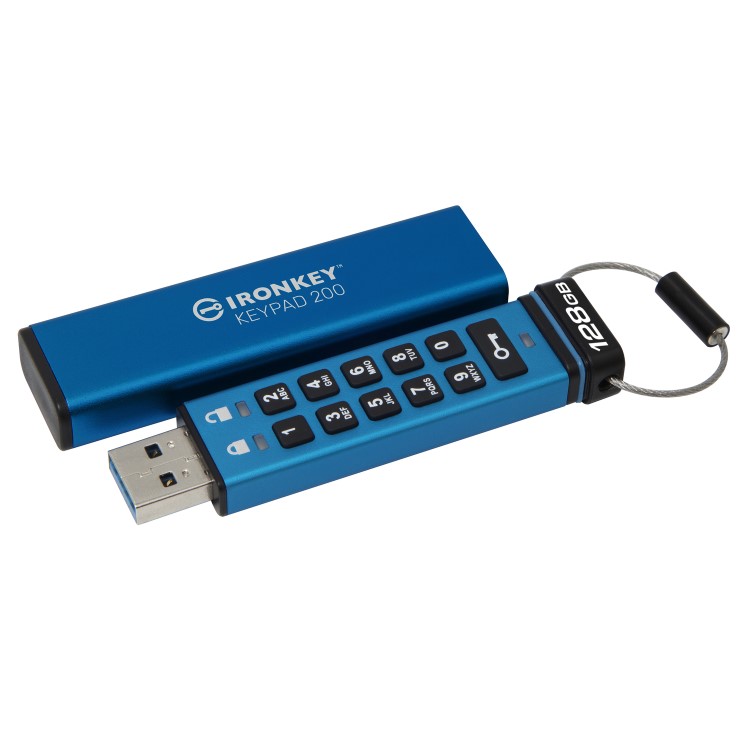 Kingston IronKey Vault Privacy 128GB Encrypted USB 3.0 Flash Drive