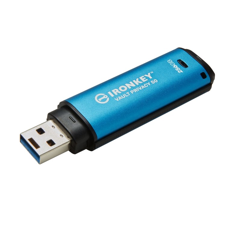 Kingston IronKey Vault Privacy 256GB Encrypted USB-C 3.2 Flash Drive