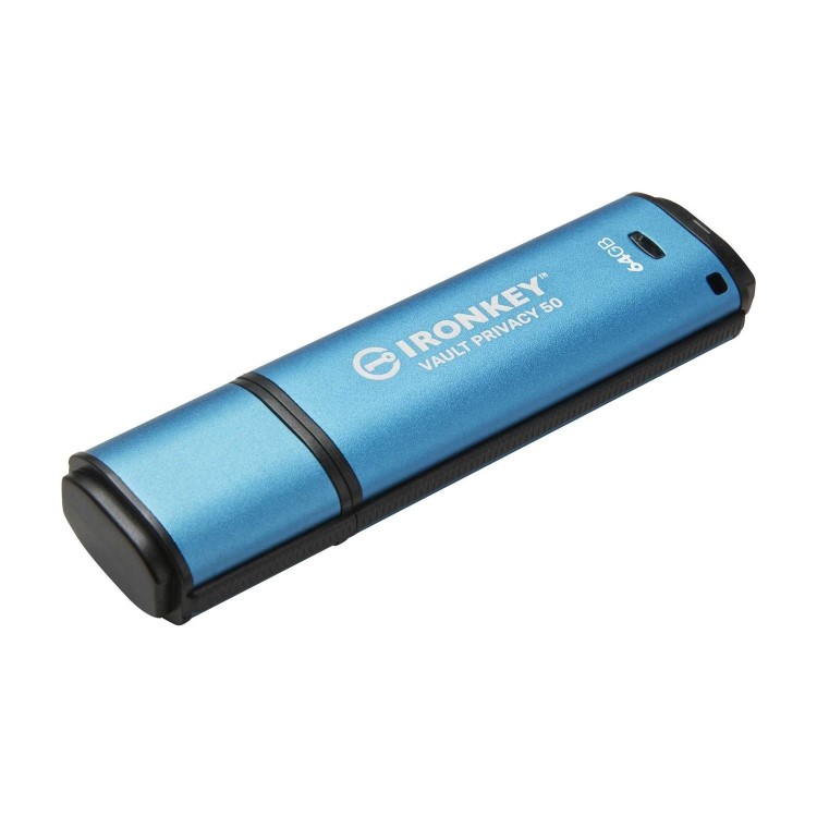 Kingston IronKey Vault Privacy 64GB Encrypted USB-C 3.2 Flash Drive