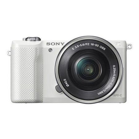 美品　Wi-Fi対応♪ SONY a5000 ILCE-5000 ホワイト Sony Alpha A5000 ILCE-5000 Mirrorless Camera in White + 16-50mm
