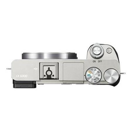 Sony ILCE-6000 Alpha A6000 24.3MP 3.0LCD FHD CSC Camera Silver Inc