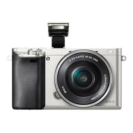 Sony ILCE-6000 Alpha A6000 24.3MP 3.0LCD FHD CSC Camera Silver Inc