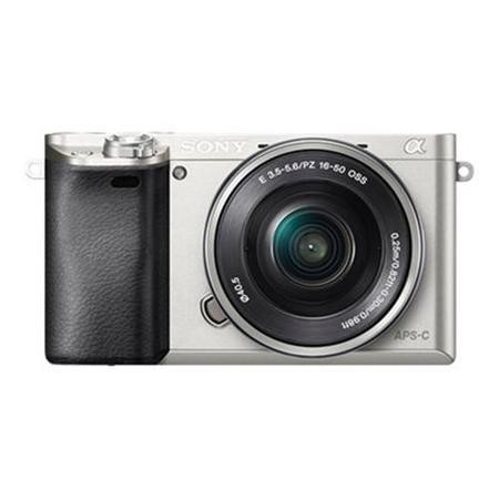 Sony ILCE-6000 Alpha A6000 24.3MP 3.0LCD FHD CSC Camera Silver Inc