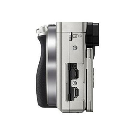 Sony ILCE-6000 Alpha A6000 24.3MP 3.0LCD FHD CSC Camera Silver Inc
