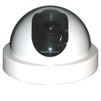 Internal Dummy Dome CCTV Camera with flashing LED light - White Internal Dummy Dome CCTV Camera with flashing LED light - White