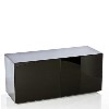 Frank Olsen INTEL1100BLK Black TV Cabinet for up to 55&#39;&#39; TVs