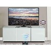 Frank Olsen INTEL1500WHT White TV Cabinet for up to 70&quot; TVs
