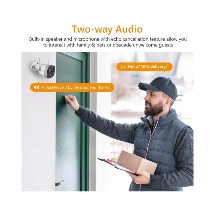 IMOU Bullet Lite 1080p HD Motion Sensing IP Bullet Camera - 1 Pack 