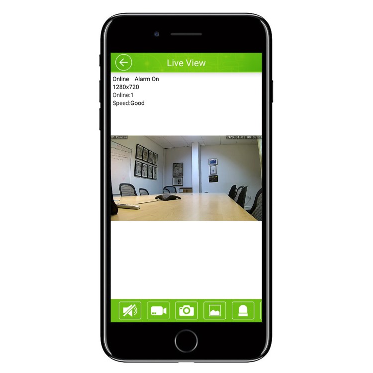 electriQ HD 720p Wifi Baby Monitoring Pan Tilt Zoom Camera with 2-way Audio & dedicated App