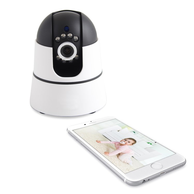 electriQ HD 720p Wifi Baby Monitoring Pan Tilt Zoom Camera with 2-way Audio & dedicated App