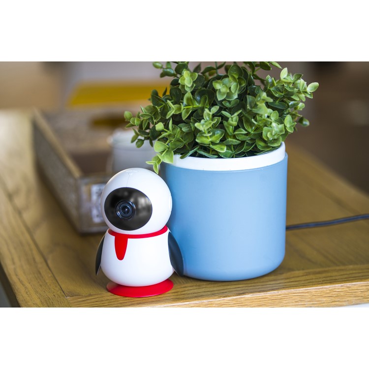 GRADE A1 - electriQ HD 1080p Wifi Pet Monitoring Pan Tilt Zoom Camera with 2-way Audio & dedicated App