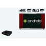 electriQ 4K Ultra HD HDR Android 7.1 Quad Core TV Smart Box with 1GB RAM/16GB ROM and Remote Control