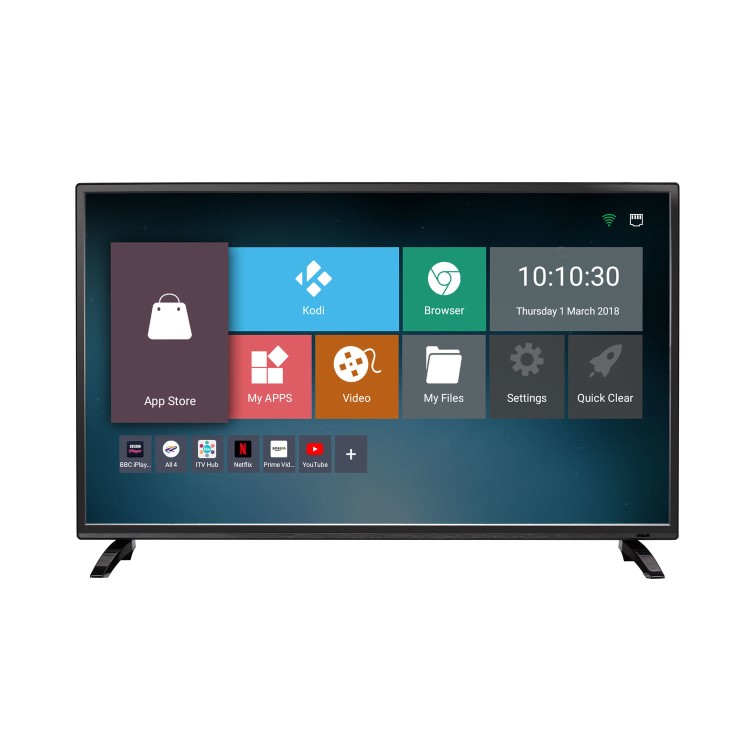 electriQ 4K Ultra HD HDR Android 7.1 Quad Core TV Smart Box with 1GB RAM/16GB ROM and Remote Control