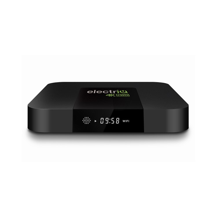 electriQ 4K Ultra HD HDR Android 7.1 Quad Core TV Smart Box with 1GB RAM/16GB ROM and Remote Control