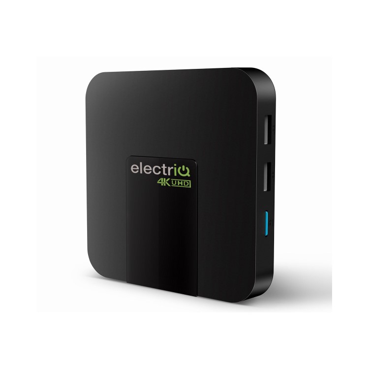 electriQ 4K Ultra HD HDR Android 7.1 Quad Core TV Smart Box with 1GB RAM/16GB ROM and Remote Control