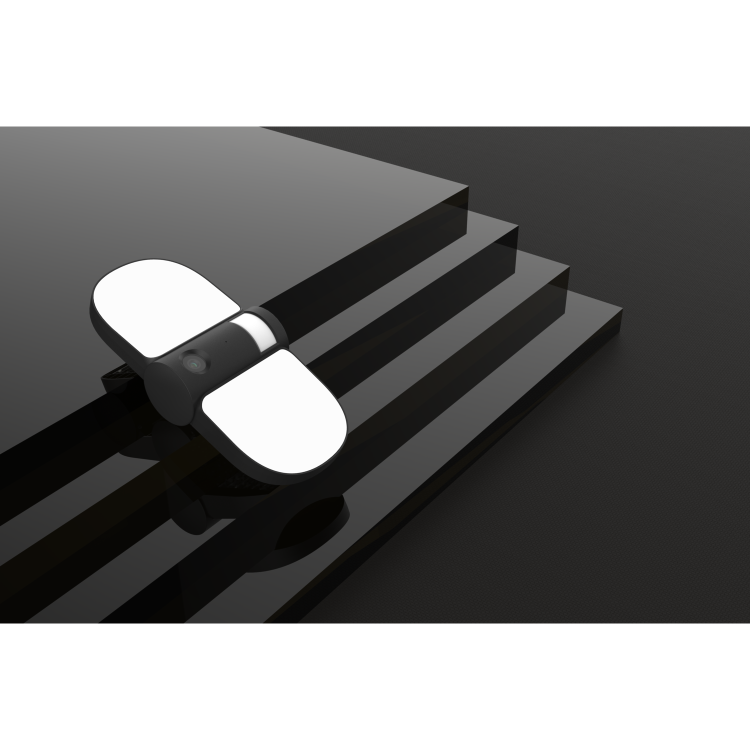 electriQ 1080p HD LED Floodlight Security Camera with motion sensors - Black