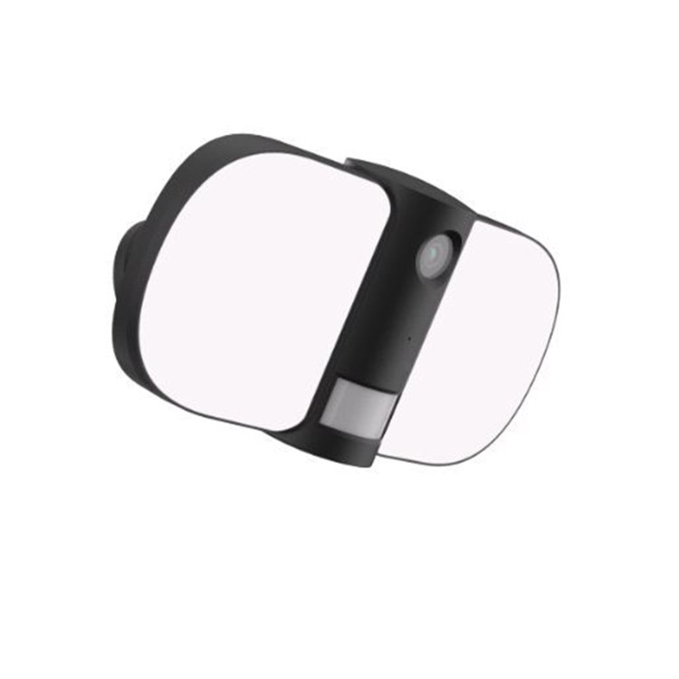 electriQ 1080p HD LED Floodlight Security Camera with motion sensors - Black