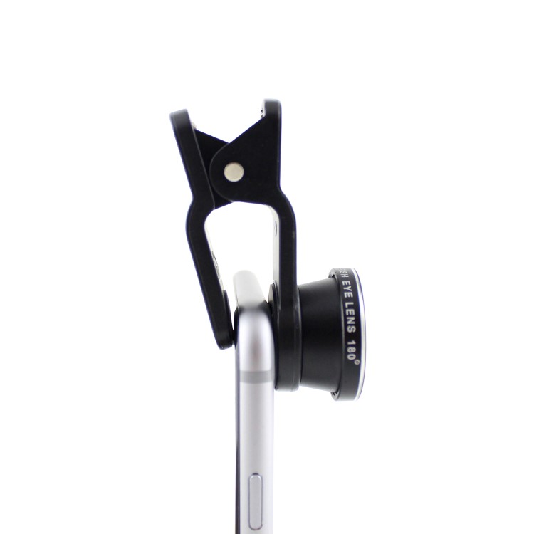 3in1 Camera Lens Attachments for Perfect Mobile Phone Pictures - FishEye +  WideAngle + Macro