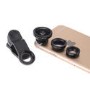 3in1 Camera Lens Attachments for Perfect Mobile Phone Pictures - FishEye +  WideAngle + Macro