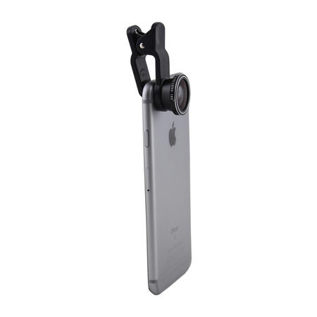 3in1 Camera Lens Attachments for Perfect Mobile Phone Pictures - FishEye +  WideAngle + Macro