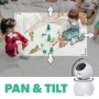 Smart 1080p HD Video Baby Monitor Infrared Night Vision with 2 Way Audio