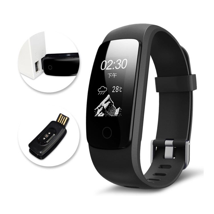 GRADE A1 - IQ PLUS Fitness Tracker with Connected GPS and Multi Sport Mode - Compatible with Android & iOS Devices