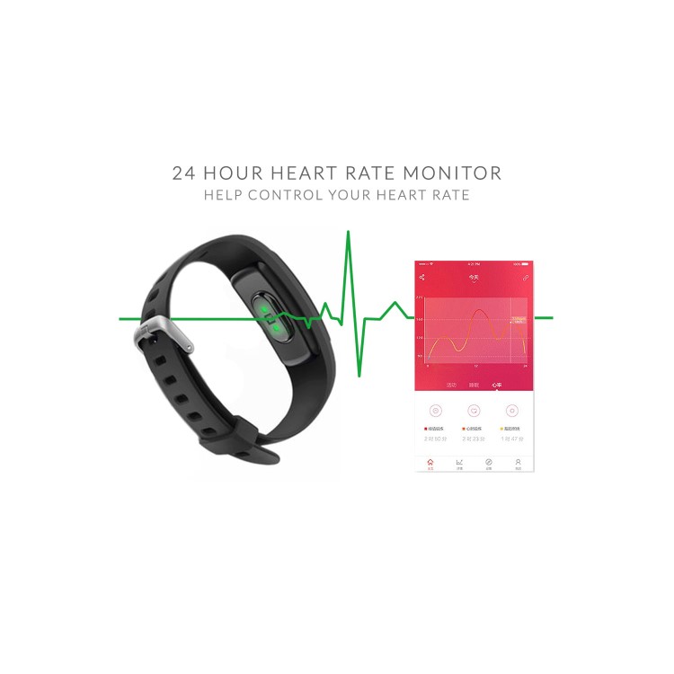 GRADE A1 - IQ PLUS Fitness Tracker with Connected GPS and Multi Sport Mode - Compatible with Android & iOS Devices