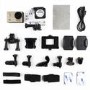 electriQ 1080P Sports Action Camera + Free Accessory Kit Included 