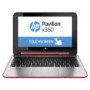 HP Pavilion 11-n001na x360 4GB 500GB Windows 8.1 Touchscreen Laptop in Red & Silver