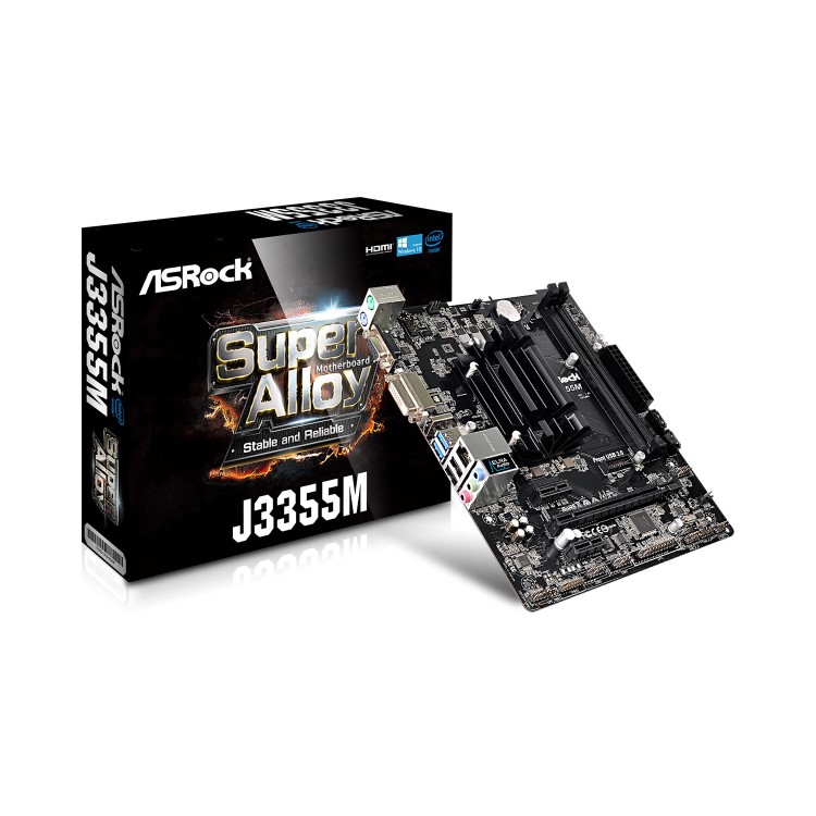 ASRock J3355M Micro ATX Motherboard