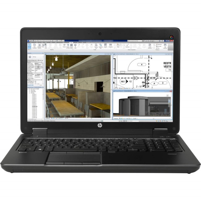 HP ZBook 15 G2 Core i7-4710MQ 2.5GHz 8GB 256GB DVDSM 15.6"  HD IPS Windows 7 Professional 64-bit Laptop 