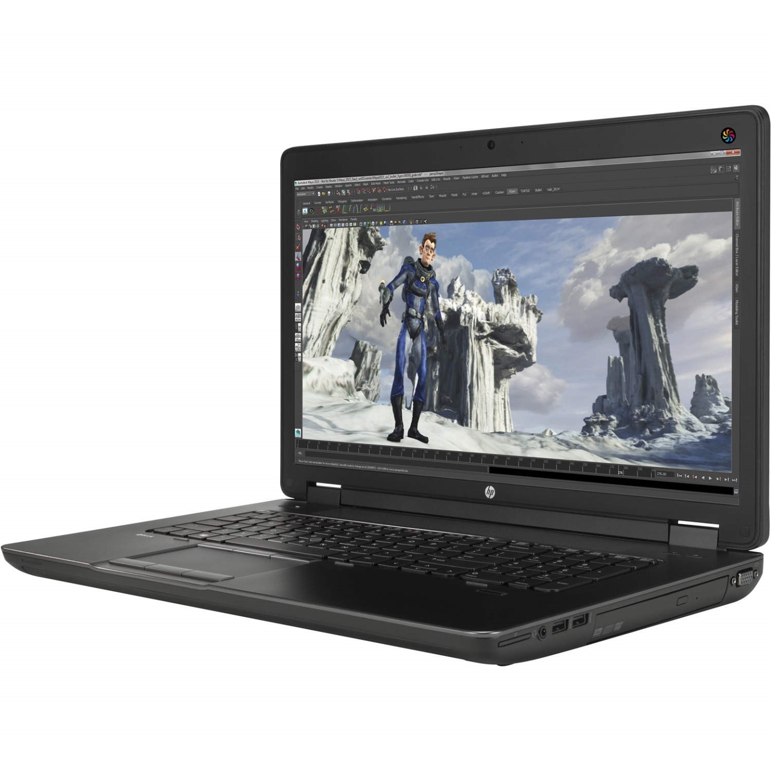 HP ZBook 17 G2 Core i7-4810MQ 16GB 750GB 256GB 17.3