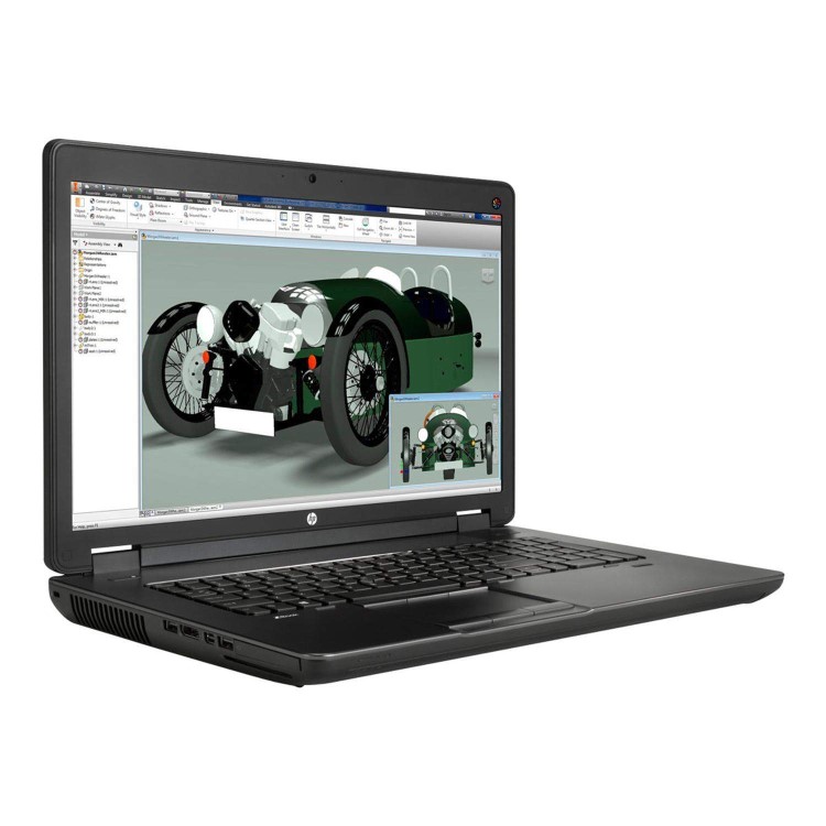 HP ZBook 17 G2 Core i7-4710MQ 8GB 750GB DVD-RW 17.3 Inch Windows 7 Professional Laptop 