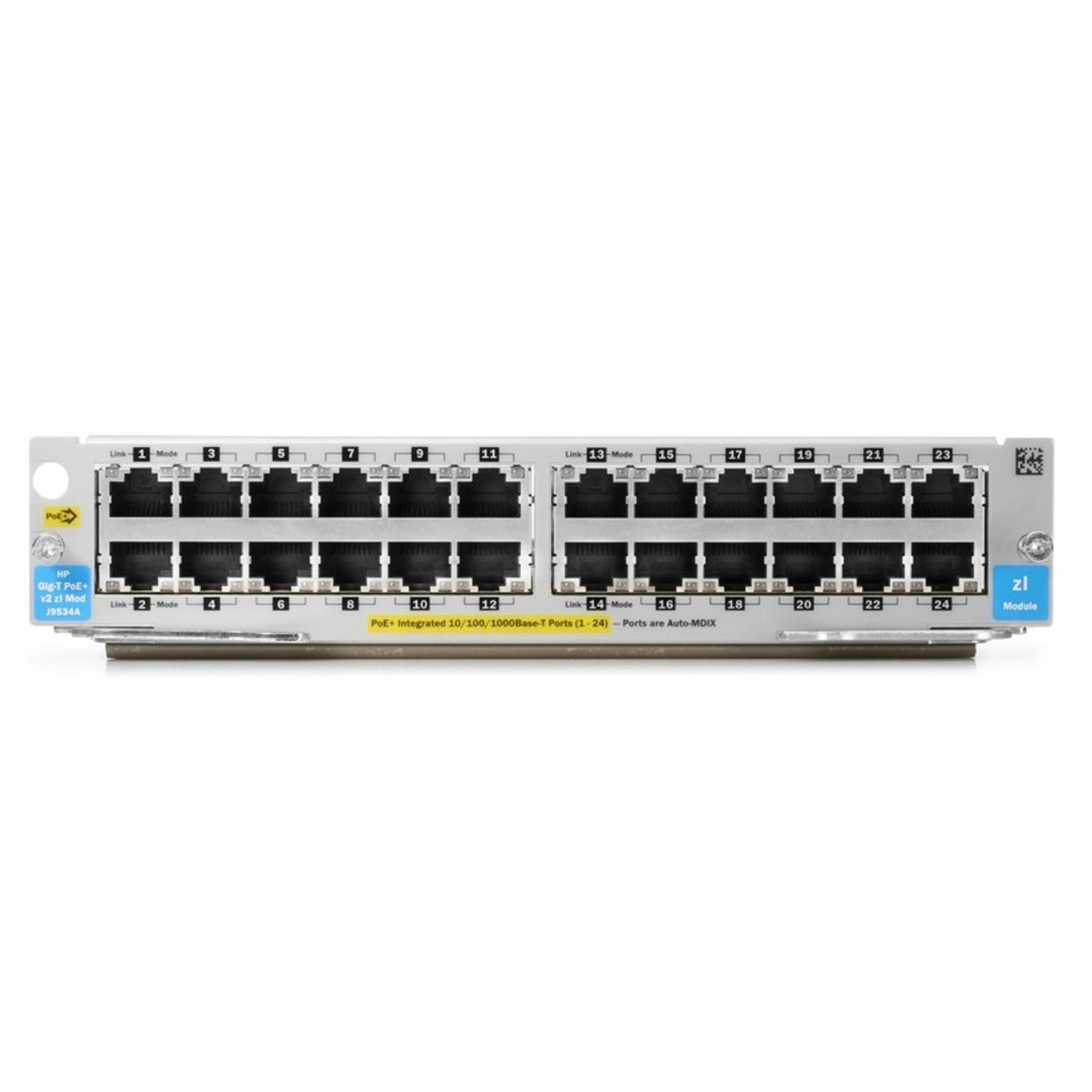 HP Enterprise 24 Port Gigabit Ethernet PoE+ Expansion Module HPE Aruba 5406R Series