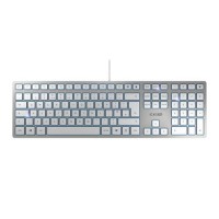 CHERRY KC 6000 Slim Silver Flat Designer Desktop PC Keyboard