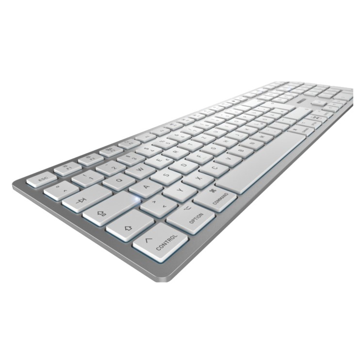 Cherry KW 9100 Slim for MAC Wireless Keyboard Silver/White