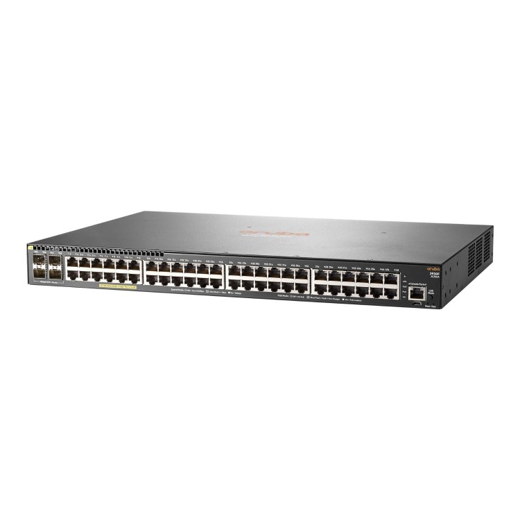 HPE Aruba Networking 2930F 48G 48-Port Gigabit PoE+ with SFP+ L3 Managed 1U Rack-mountable Switch 740W