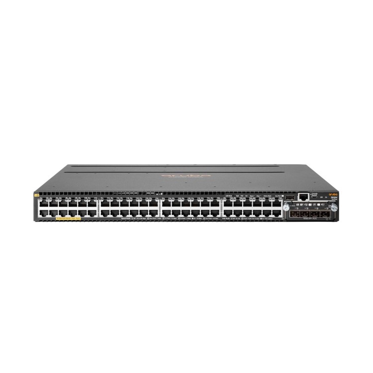 HPE Aruba Networking 3810 48-Port PoE+ 48-Port Gigabit PoE+ with SFP+ L3 Managed Rack-mountable Switch 680W