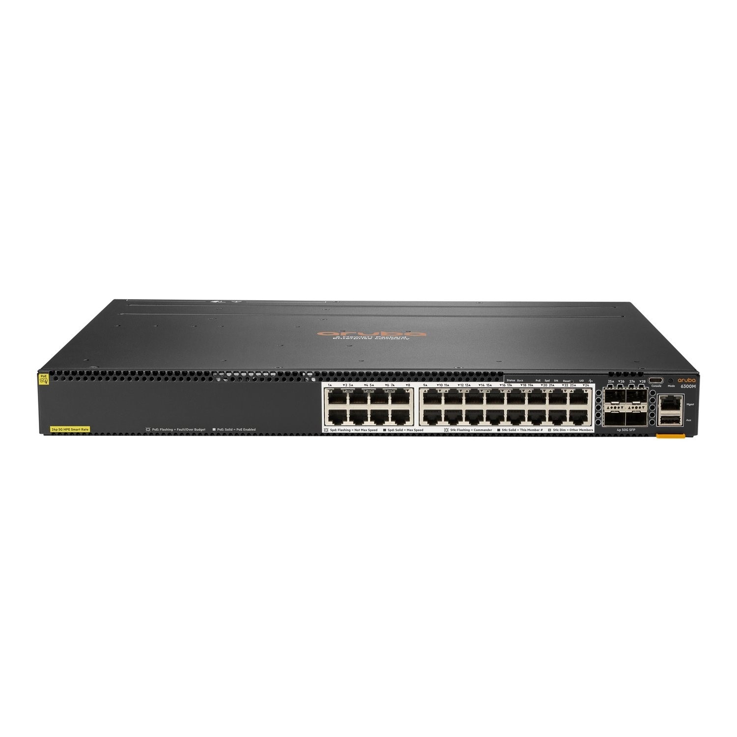 HPE Aruba Networking CX 6300M 24 Port Rack mountable Smart Managed Switch