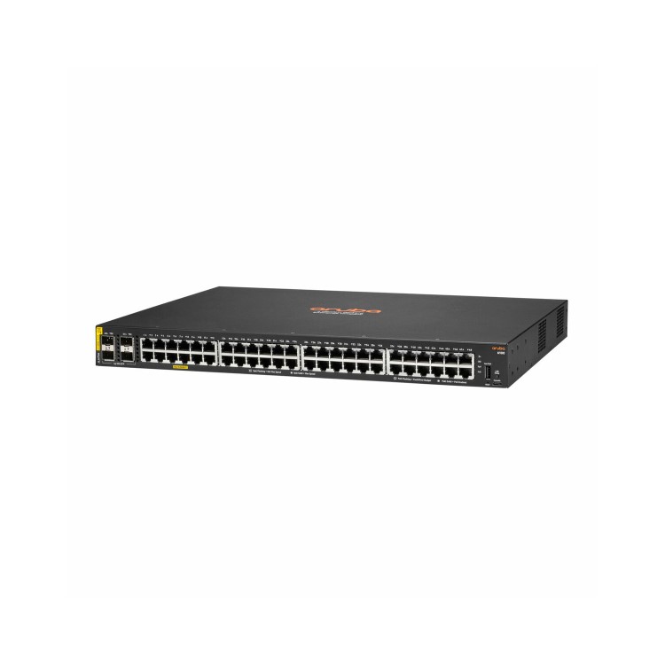HPE Aruba Networking C-Port 6100 48G 52-Port Class4 PoE+ with SFP+ Managed Rack-mountable Switch 370W