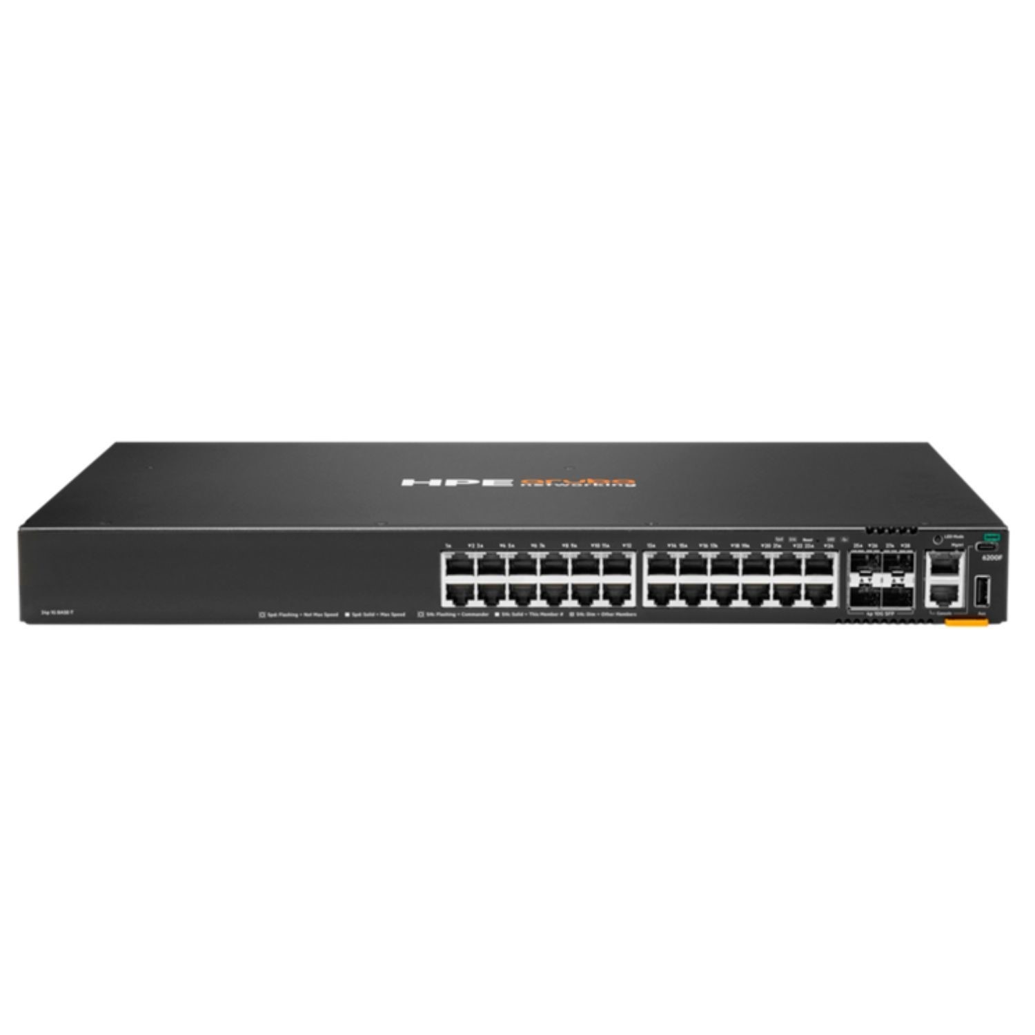 HPE Aruba Networking C Port 6200F 24 Port SFP+ L3 Managed Rack mountable Switch