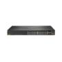 HPE Aruba Networking C-Port 6200F 24G 24-Port Class4 PoE+ with SFP+ L3 Managed Rack-mountable Switch 370W