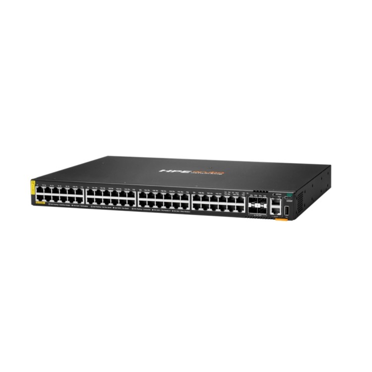 HPE Aruba Networking C-Port 6200F 48G 48-Port Class4 PoE+ with SFP+ L3 Managed Rack-mountable Switch - BTO