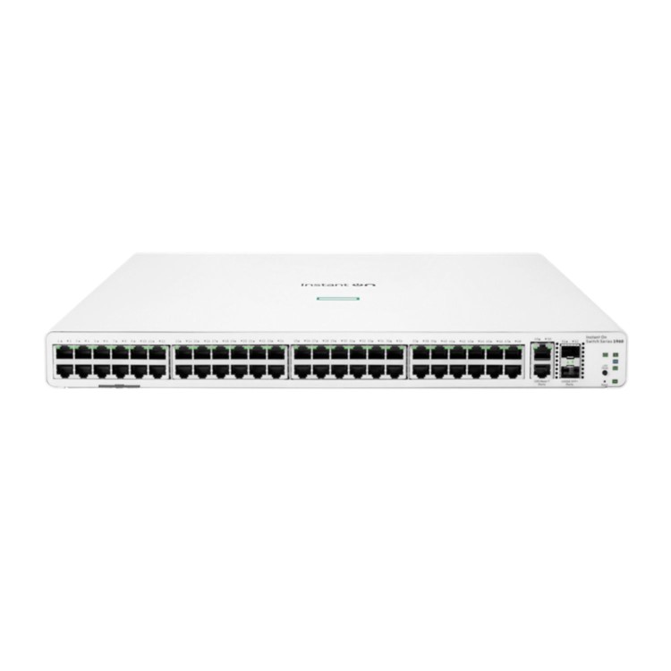 HPE Aruba Instant On 1960 48G 48-Port Gigabit with SFP+ L2 Smart Managed Rack-mountable Switch 