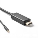 JLC1.8MTC-HADP JLC Z12 1.8M Type C Male to HDMI Male Adapter - Black