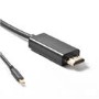 JLC Z12 1.8M Type C Male to HDMI Male Adapter - Black