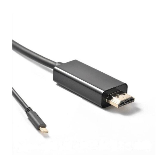 JLC Z12 1.8M Type C Male to HDMI Male Adapter - Black