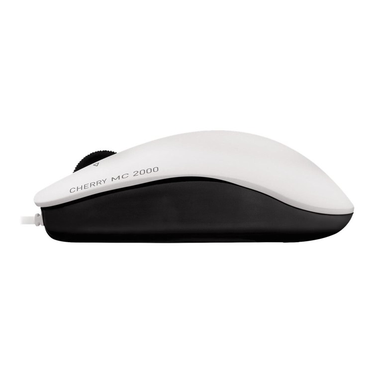 CHERRY MC 1000 Mouse - USB 2.0 - Optical - 3 Button(s) - Pale Gray