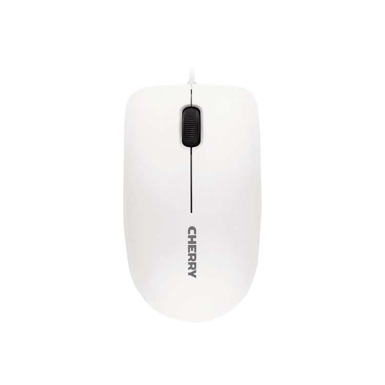 CHERRY MC 1000 Mouse - USB 2.0 - Optical - 3 Button(s) - Pale Gray