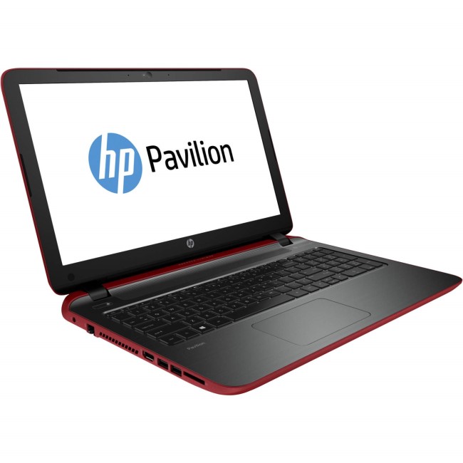 Refurbished Grade A1 HP Pavilion 15-p024na 4th Gen Core i5-4210U 4GB 1TB Windows 8.1 Laptop in Red & Grey